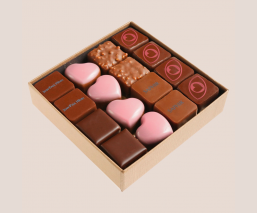 Chocolats cœurs fête des mères