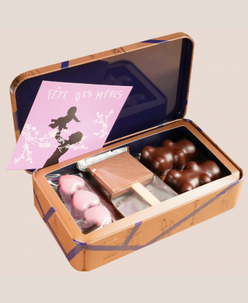 Coffret cadeau Fête des Mères. Boite cadeau Fête des Mères