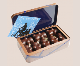 Oursons guimauve vanille chocolat noir