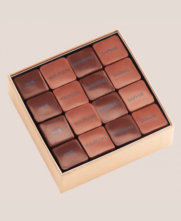 Carré Or 16 chocolat pralinés