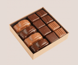 Carré Or 12 chocolats "Fête...