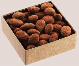 Carré Or amandes torréfiées poudre de cacao