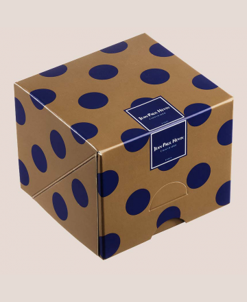 closed Longchamp chocolate box