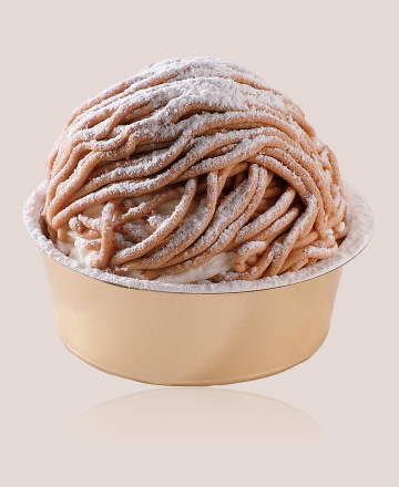 gâteau Mont Blanc - marron et chantilly