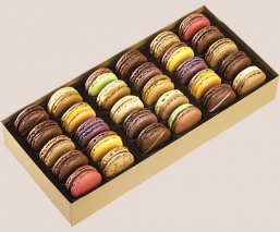 Coffret 30 macarons assortiment