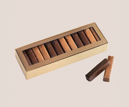 Box of assorted chocolate bars