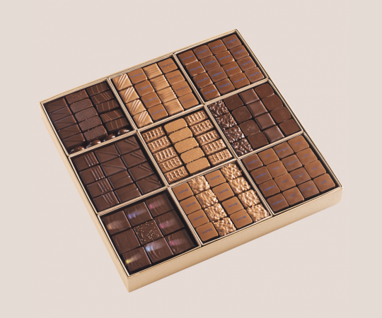 9 golden squares assortment...