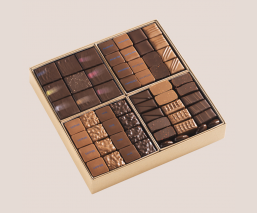 Box of assorted dark and milk chocolates 1kg