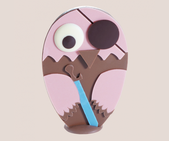Chouette pirate chocolat au lait Chouette pirate chocolat au lait