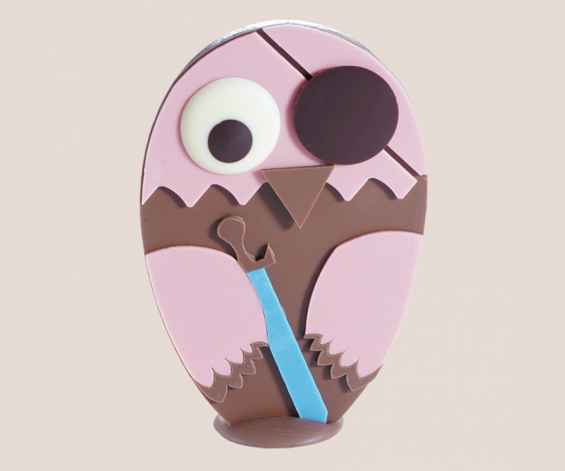 Chouette pirate chocolat au lait