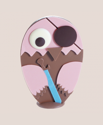 Chouette pirate chocolat au lait