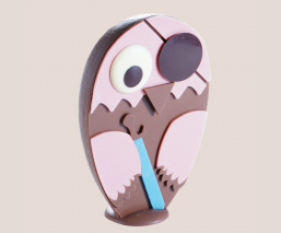 Chouette pirate chocolat au lait