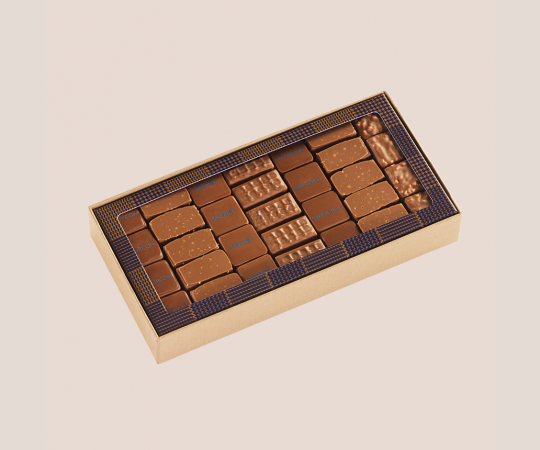 Classical milk chocolate...