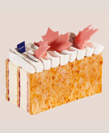 Gâteau glacé "Belles feuilles"