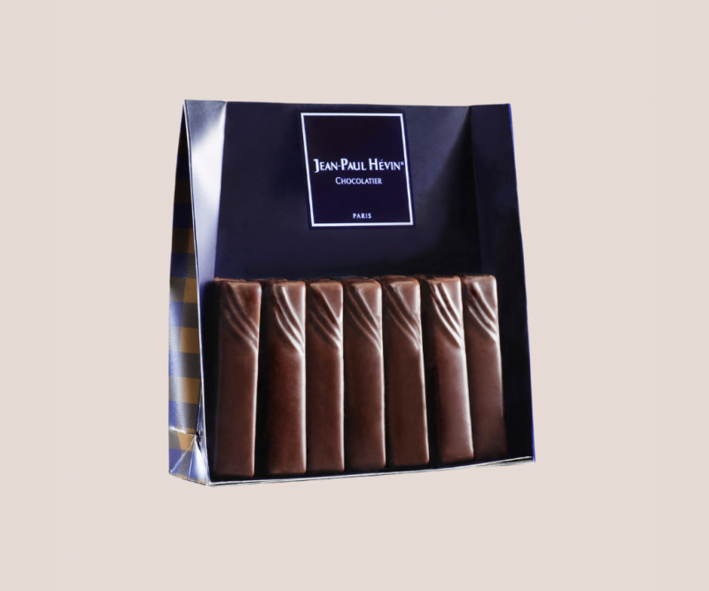 Sachet barrettes pistache chocolat noir