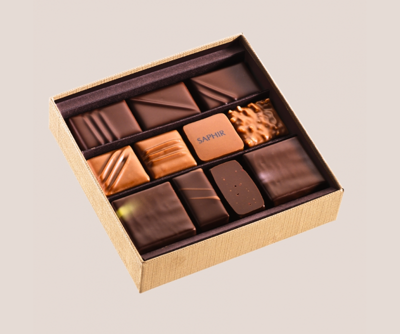 Boite de 13 chocolats assortis 110g