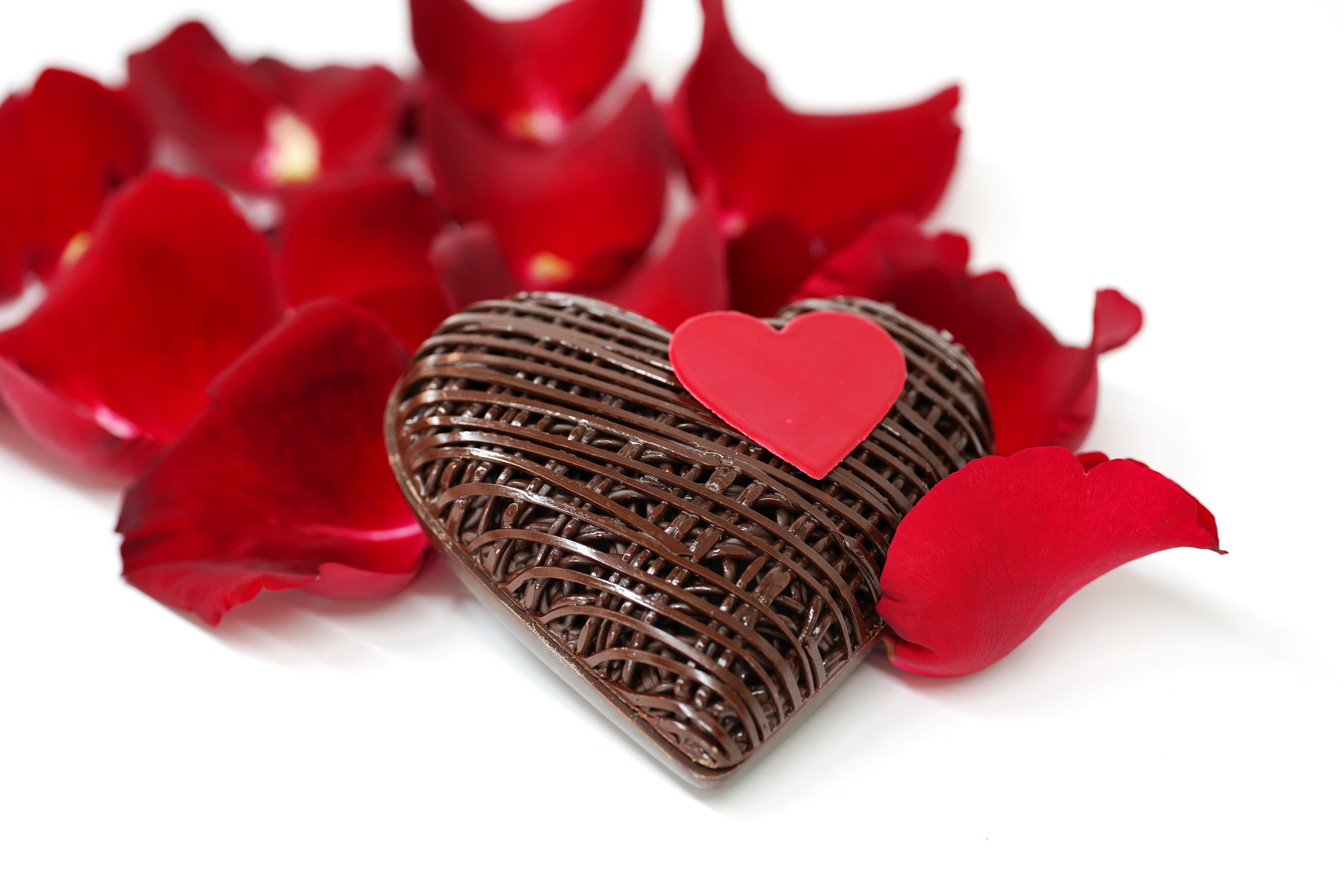 coeur dentelle chocolat saint valentin